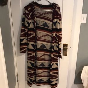 Full length Aztec sweater